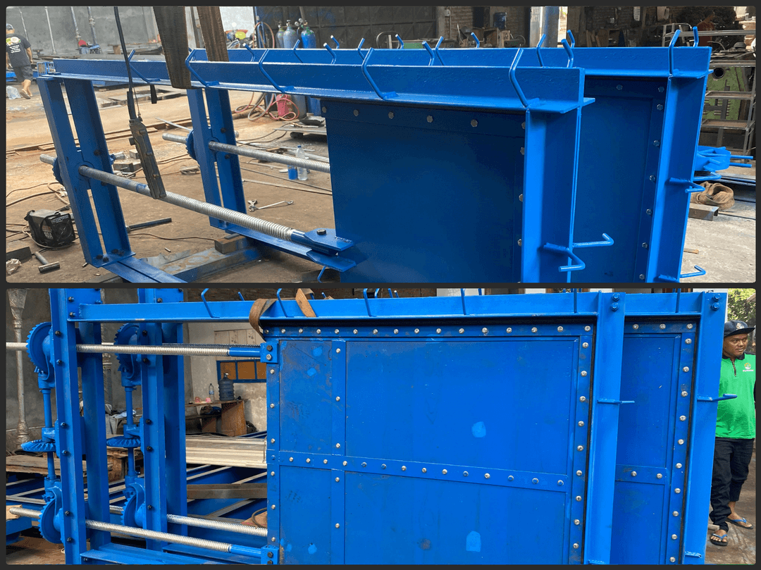 Pintu Air Gearbox Double dan Single